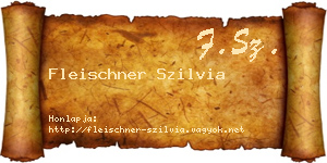 Fleischner Szilvia névjegykártya